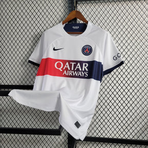 Camisa PSG Away 2023/24 - Nike Torcedor Masculina - Branca/Azul