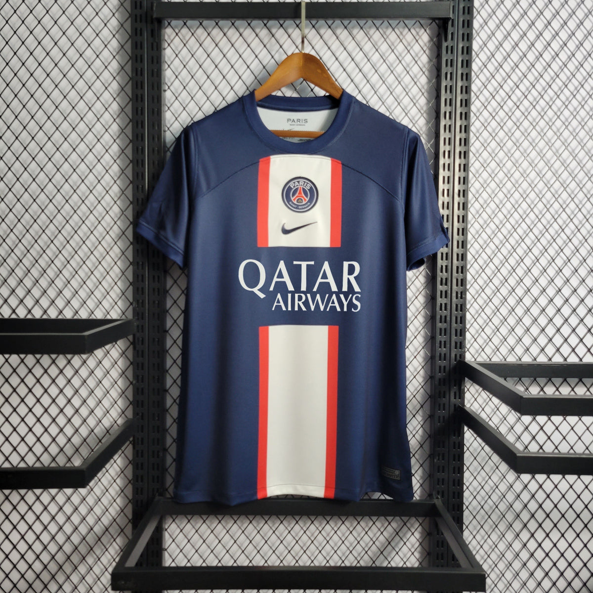 Camisa PSG Home 2022/23 - Nike Torcedor Masculina - Azul/Branca