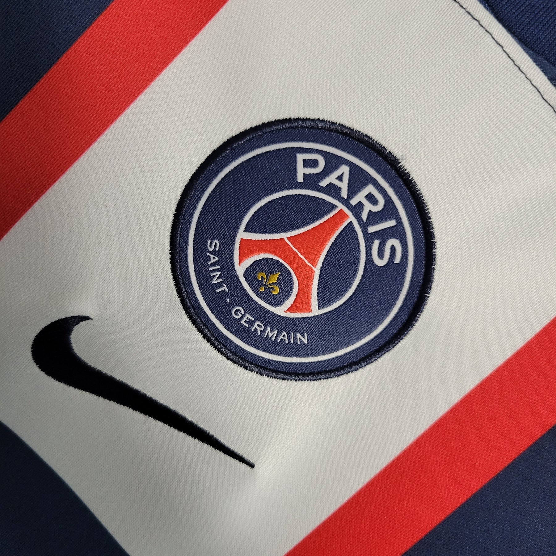 Camisa PSG Home 2022/23 - Nike Torcedor Masculina - Azul/Branca