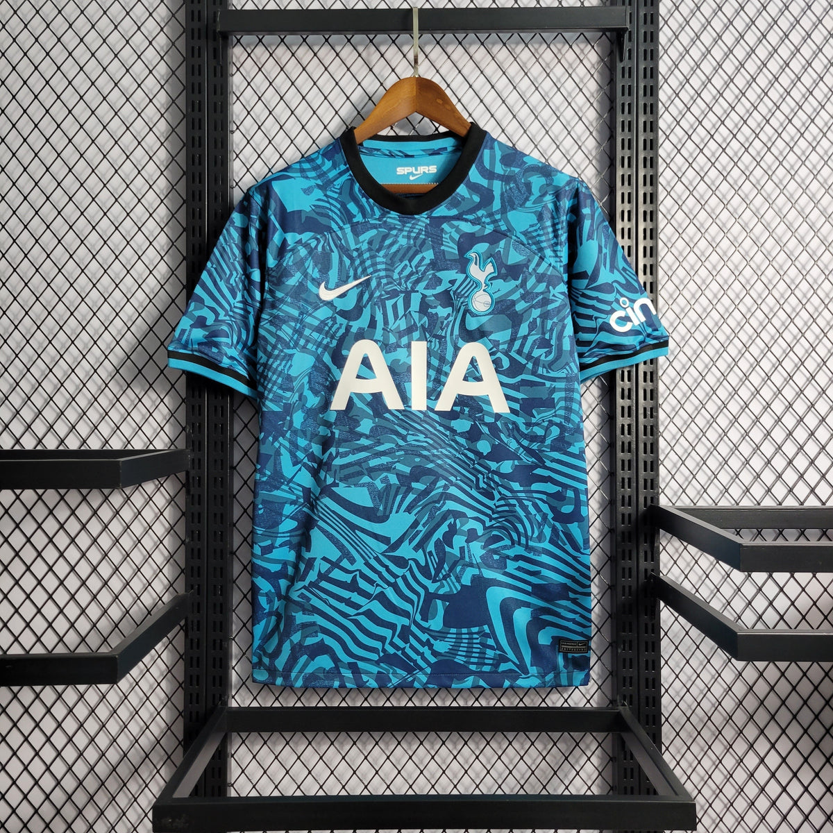 Camisa Tottenham Third 2022/23 - Nike Torcedor Masculina - Azul/Branca