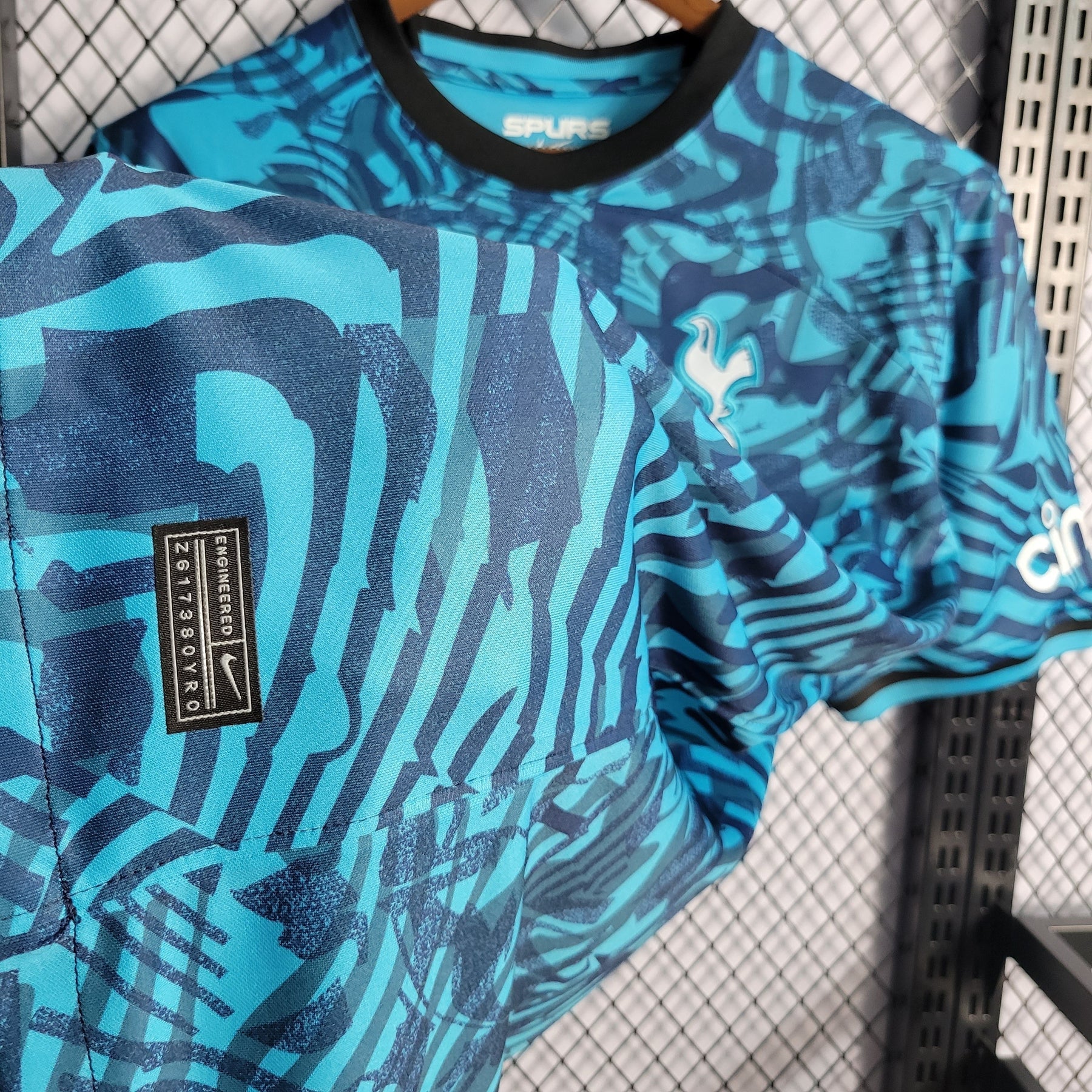 Camisa Tottenham Third 2022/23 - Nike Torcedor Masculina - Azul/Branca