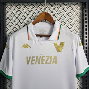 Camisa Venezia Away 2023/24 - Kappa Torcedor Masculina - Branca/Dourada