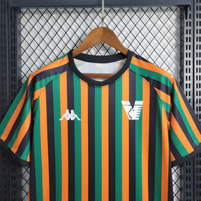 Camisa Venezia Treino 2023/24 - Kappa Torcedor Masculina - Laranja/Verde