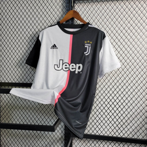 Camisa Juventus Home 2019/20 - Adidas Retrô Masculina - Preta/Branca