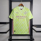 Camisa Manchester City Goleiro 2023/24 - Puma Torcedor Masculina - Verde/Rosa