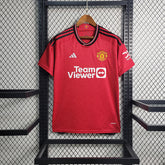 Camisa Manchester United Home 2023/24 - Adidas Torcedor  Masculina - Vermelha