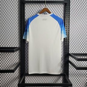 Camisa Napoli Away 2022/23 - Torcedor EA7 Masculina - Branca/Azul