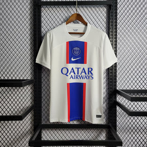 Camisa PSG Away 2022/23 - Nike Torcedor Masculina - Branca/Azul