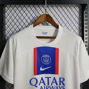 Camisa PSG Away 2022/23 - Nike Torcedor Masculina - Branca/Azul