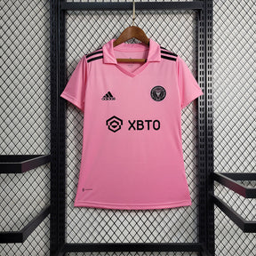 Camisa Inter Miami Home 2023/24 - Adidas Torcedor Feminina - Rosa/Preta