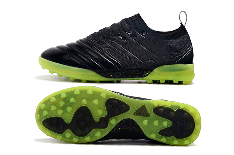 Chuteira Adidas Copa 20.1 Society Preto/Verde