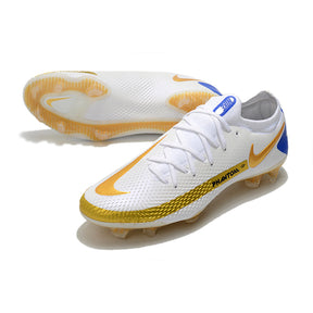 Chuteira Nike Phantom GT Elite Branco/Dourado