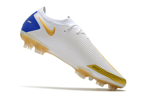 Chuteira Nike Phantom GT Elite Branco/Dourado