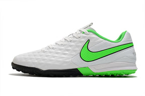 Chuteira Nike Tiempo Legend 8 Society Pro Branco/Verde