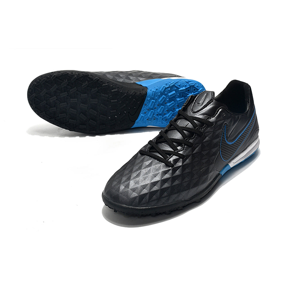 Chuteira Nike Tiempo Legend 8 Society Pro Preto/Azul