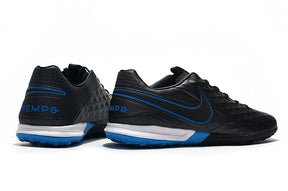 Chuteira Nike Tiempo Legend 8 Society Pro Preto/Azul