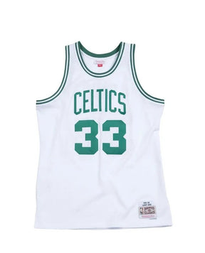 Regata NBA Boston Celtics Retrô Mitchell & Ness 85/86 Larry Bird Branca