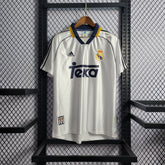 Camisa Real Madrid Home 2000 - Adidas Retrô Masculina - Branca/Azul