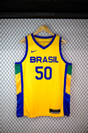 Regata Seleção Brasileira Basquete 23/24 Amarela