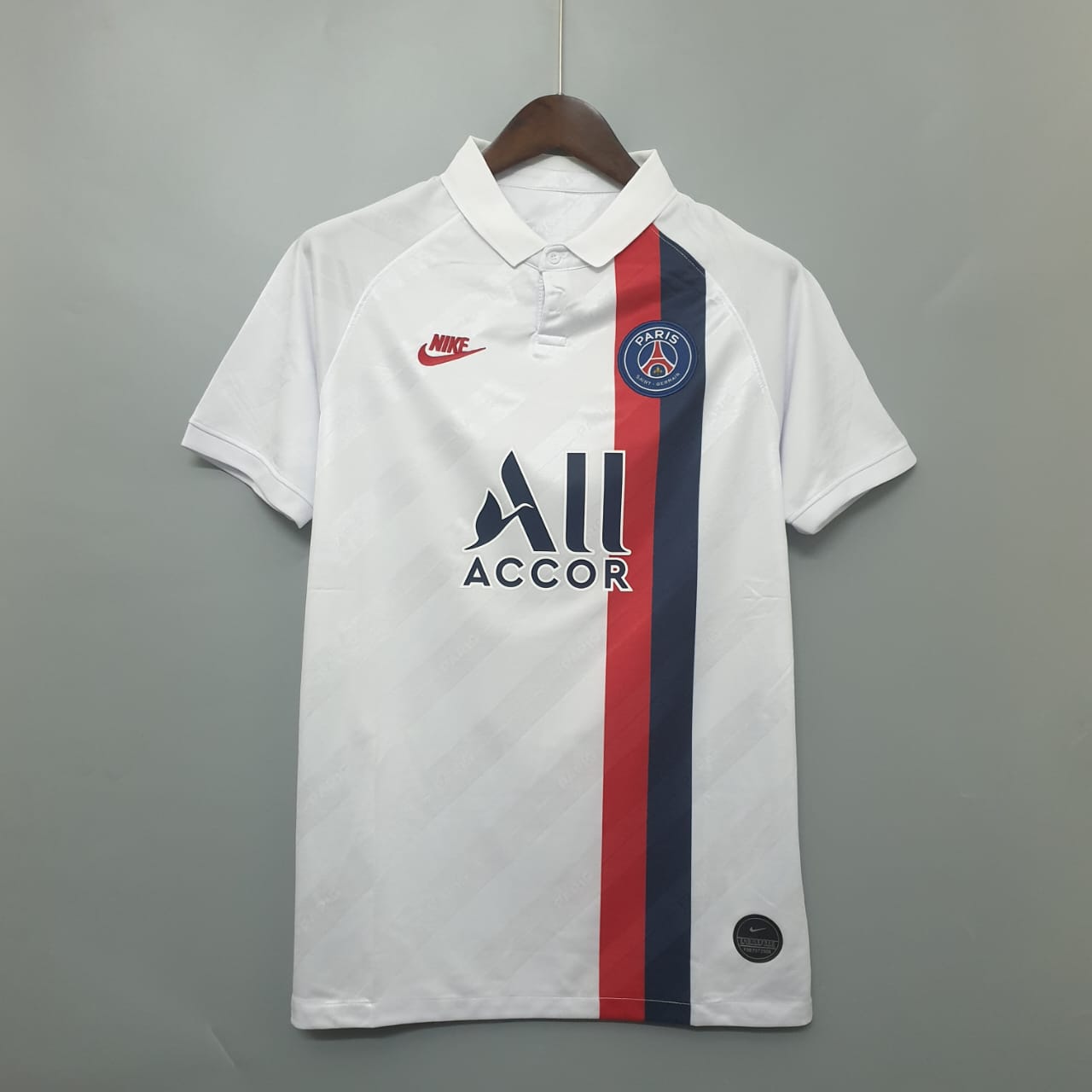 Camisa PSG Third 2019/20 - Nike Torcedor Masculina - Branca/Vermelha/Azul