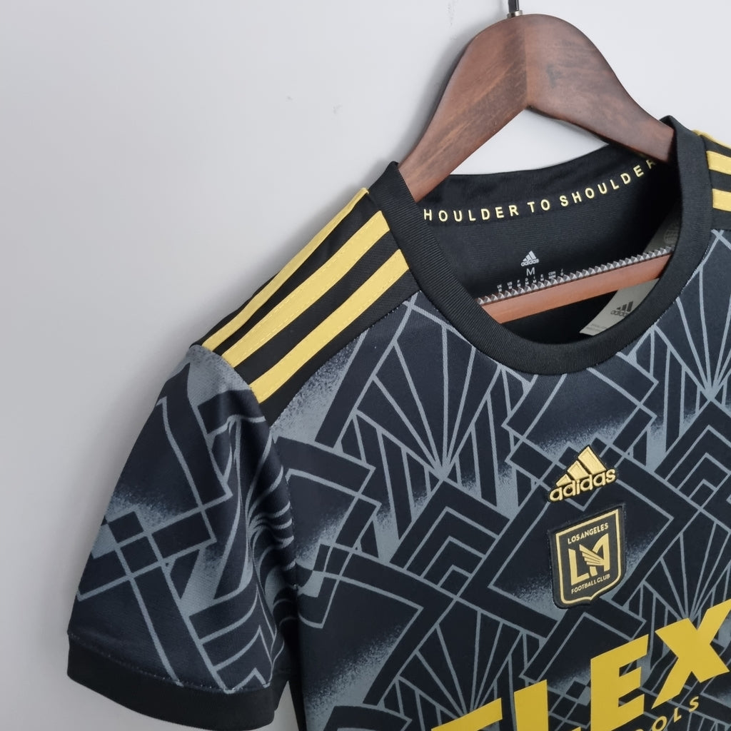 Camisa Los Angeles 2022/23 - Adidas Torcedor Masculina - Preta/Dourada