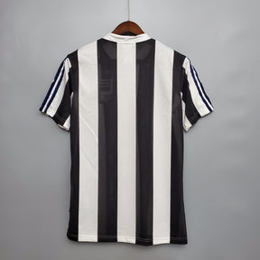 Camisa Newcastle Home 1995/97 - Adidas Retrô Masculina - Branca/Preta