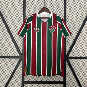 Camisa Fluminense Home 2024/25 - Umbro Torcedor Masculina - Verde/Vermelha