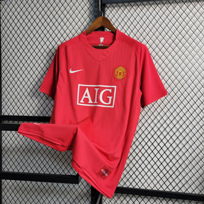 Camisa Manchester United 2007/08 - Nike Retrô Masculina - Vermelha