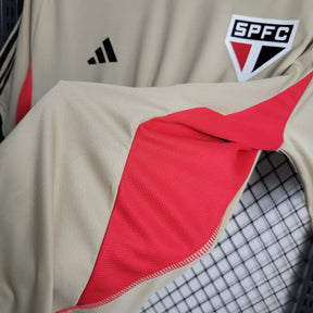 Camisa São Paulo Treino 2023/24 - Adidas Torcedor Masculina - Bege