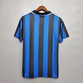 Camisa Inter de Milão Home 1997/98 - Umbro Retrô Masculina - Azul/Preta