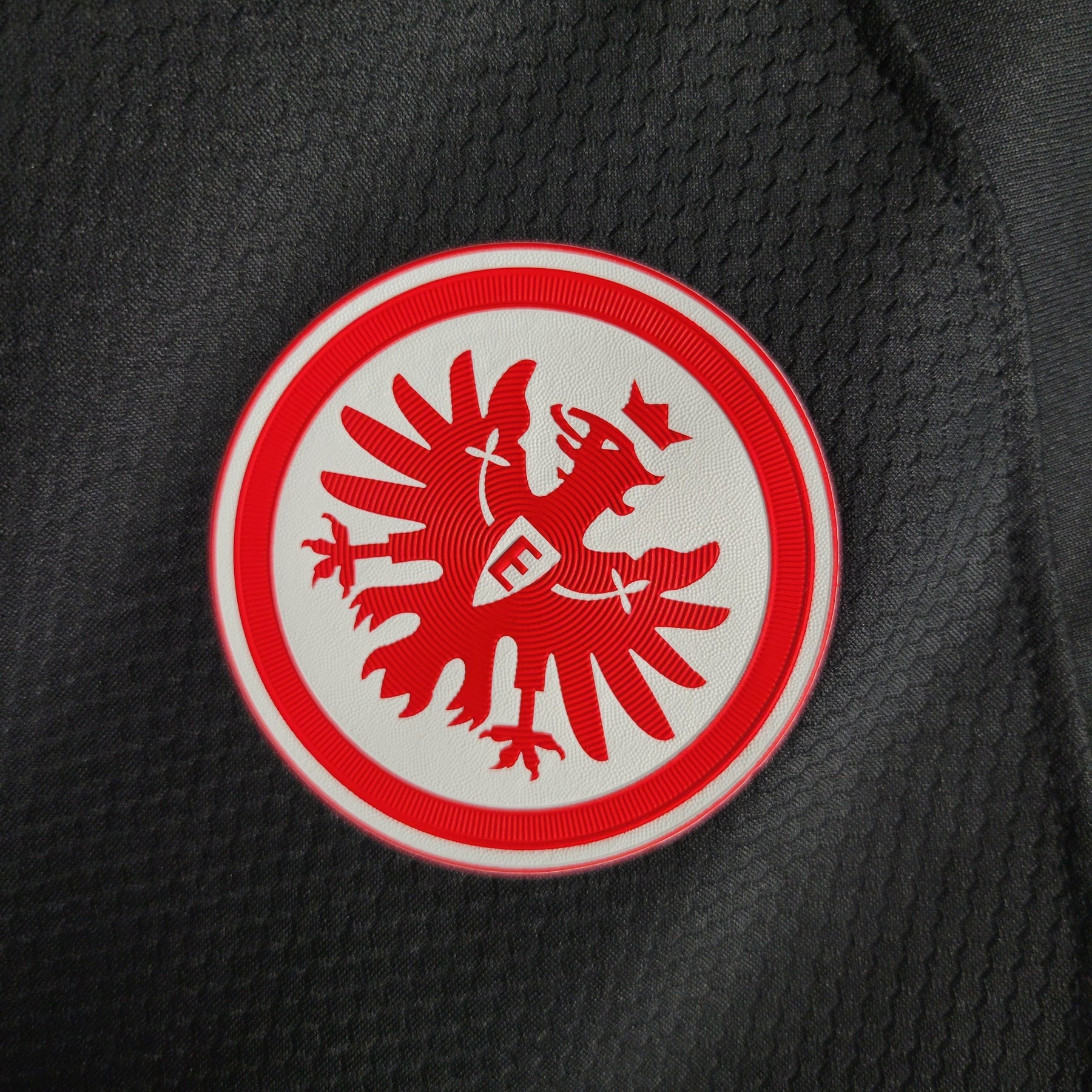 Camisa Frankfurt Home 2023/24 - Nike Torcedor Masculina - Preta/Vermelha