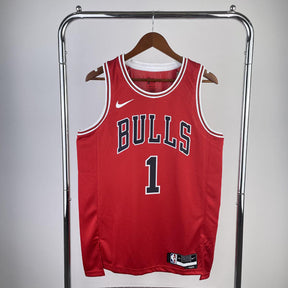 Regata NBA Chicago Bulls Icon Edition Derrick Rose Vermelha