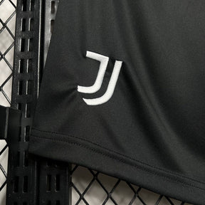 Shorts Juventus Home 2024/25 - Adidas Torcedor Masculina - Preta/Branca