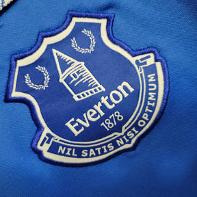 Camisa Everton Home 2023/24 - Hummel Torcedor Masculina - Azul/Branca