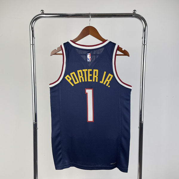 Regata NBA Denver Nuggets Icon Edition 23/24 Porter Jr Azul