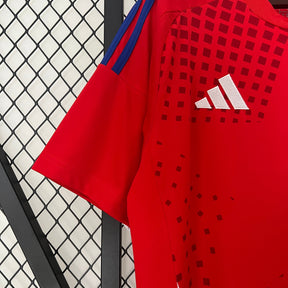 Camisa Seleção Chile Home 2024/25 - Adidas Torcedor Masculina - Vermelha