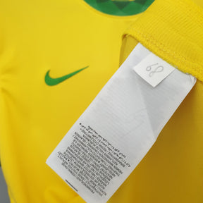 Camisa Seleção Brasil Home 2020 - Nike Torcedor Masculina - Amarela/Verde