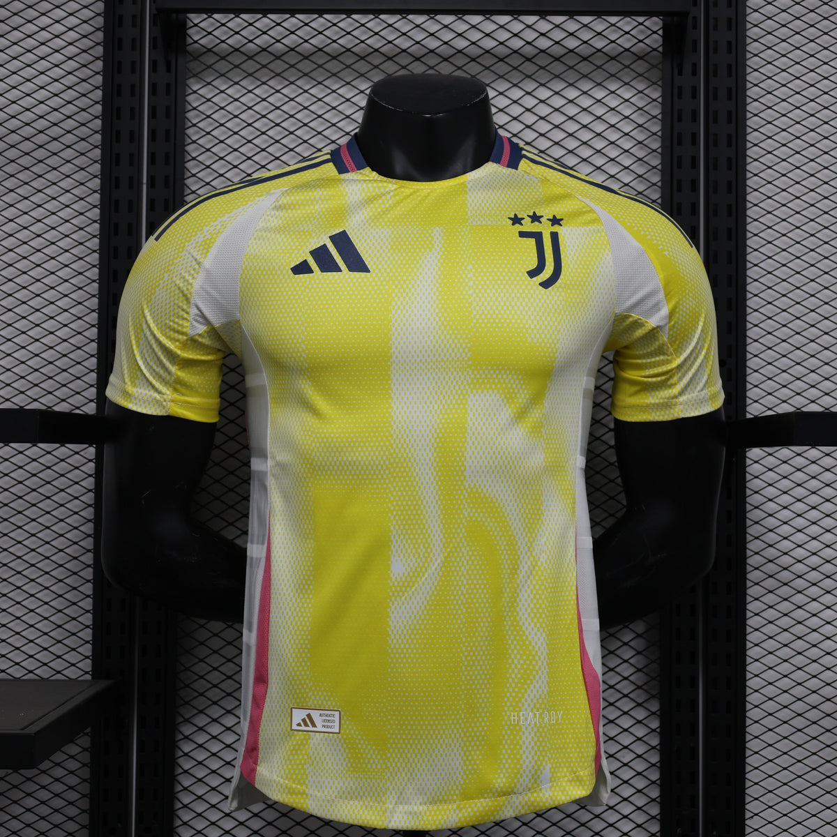 Camisa Juventus Away 2024/25 - Adidas Jogador Masculina - Amarela/Branca