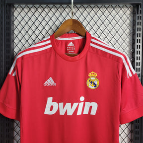 Camisa Real Madrid Third 2011/12 - Adidas Retrô Masculina - Vermelha