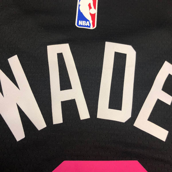 Regata NBA Miami Heat Vice Edition Dwayne Wade Preta