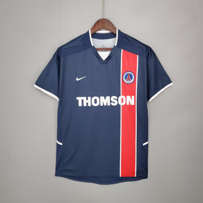 Camisa PSG Home 2002/03 - Nike Retrô Masculina - Azul/Vermelha