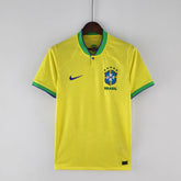 Camisa Seleção Brasil Home 2022 - Nike Torcedor Masculina - Amarela/Verde