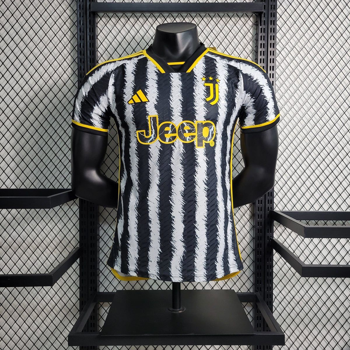 Camisa Juventus Home 2023/24 - Adidas Jogador Masculina - Branca/Preta