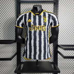 Camisa Juventus Home 2023/24 - Adidas Jogador Masculina - Branca/Preta