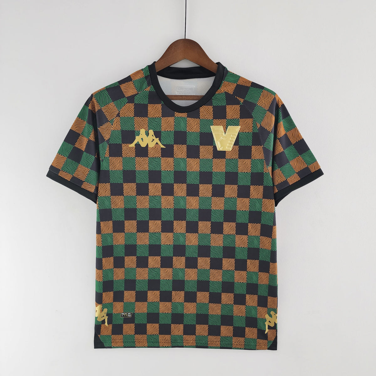 Camisa Seleção Venezia Treino 2022/23 - Kappa Torcedor Masculina - Verde/Laranja