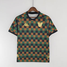 Camisa Seleção Venezia Treino 2022/23 - Kappa Torcedor Masculina - Verde/Laranja