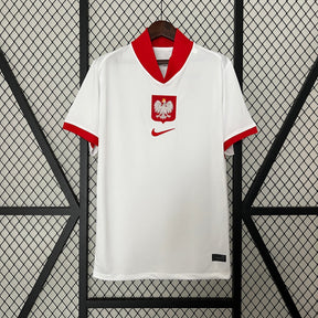 Camisa Seleção Polônia Home 2024/25 - Nike Torcedor Masculina - Branca/Vermelha