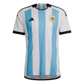 Camisa Argentina I Campeã Copa do Mundo 2022 Branca e Azul Masculina