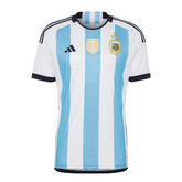 Camisa Argentina I Campeã Copa do Mundo 2022 Branca e Azul Masculina