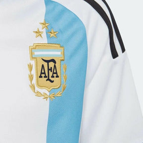 Camisa Argentina I Campeã Copa do Mundo 2022 Branca e Azul Masculina